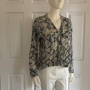 Soft Joie animal print blouse